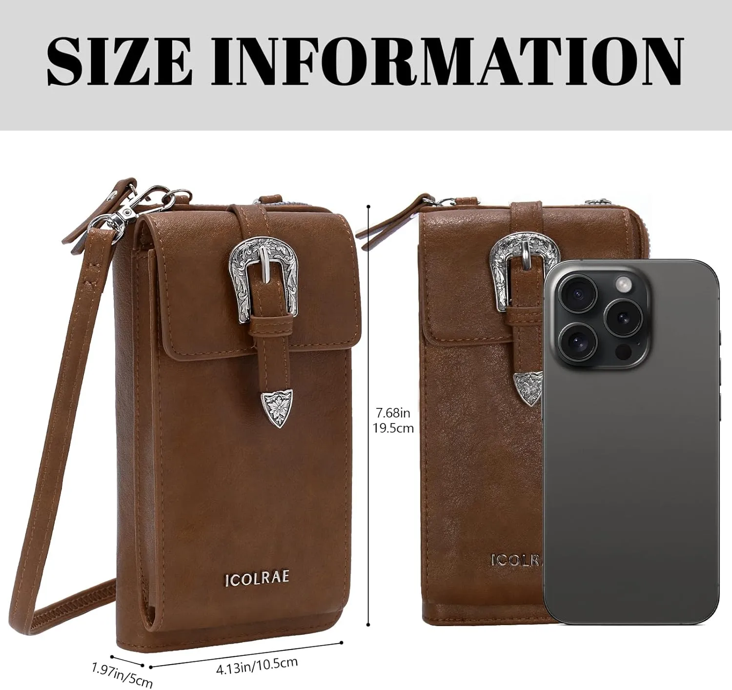 Crossbody Cell Phone Purse for Women Trendy Small Crossbody Bags Phone Wallet with Credit Card Slots
