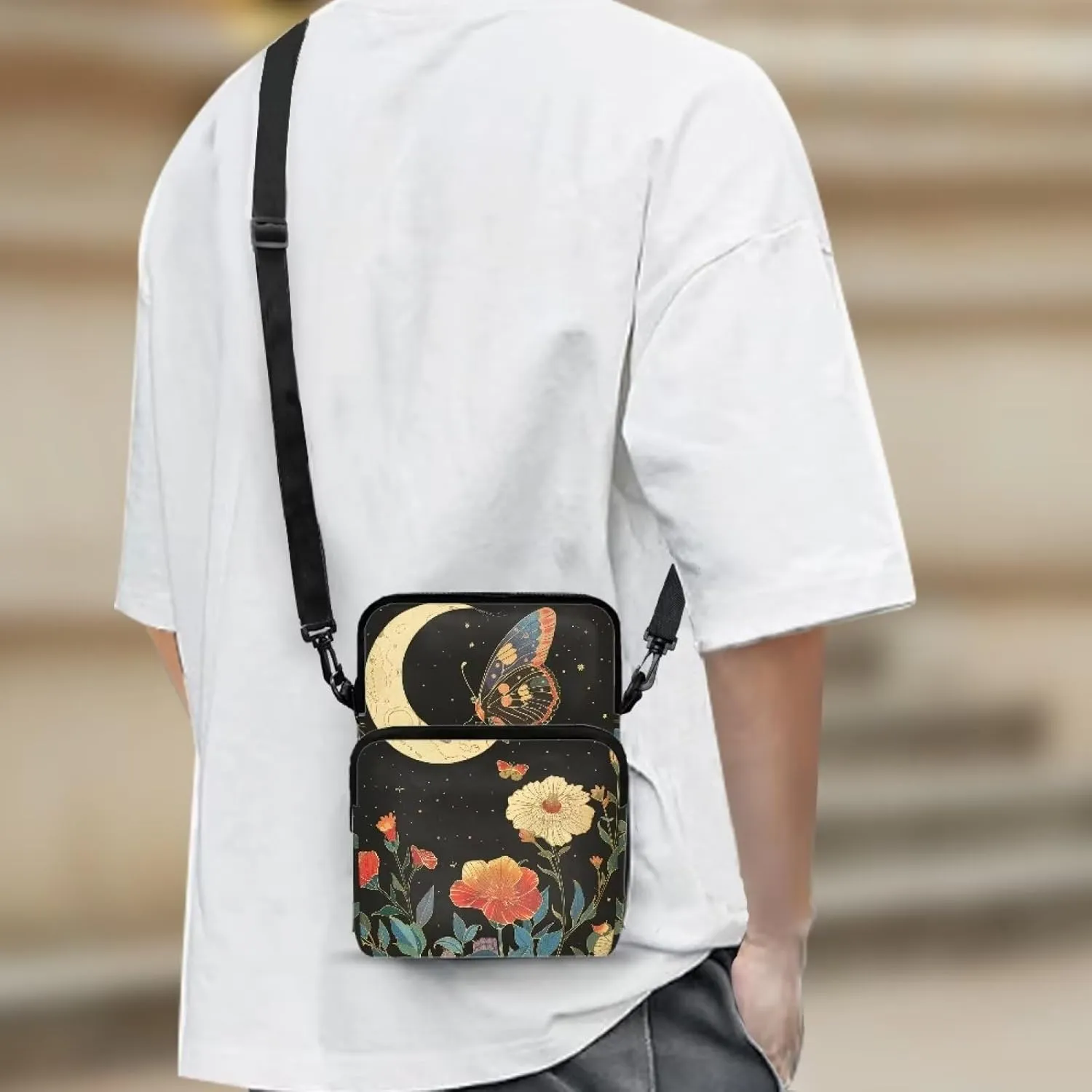 Crossbody Phone Bag Shoulder Arm Bag Cell Phone Purse Key Holder Credit Card Organiser Wallet