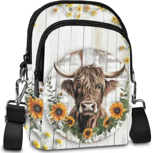 Crossbody Purse for Women Lightweight Small Crossbody Bag Waterproof Phone Wallet with Card Slots Adjustable Strap