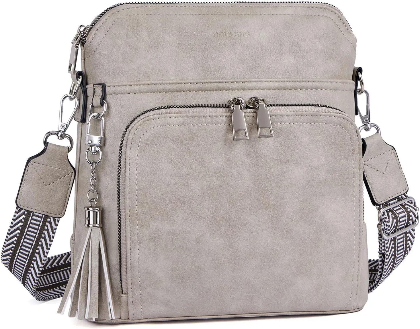 Crossbody Purse for Women,Lightweight Medium Crossbody Bag Soft Leather Women's Shoulder Handbags with Tassel