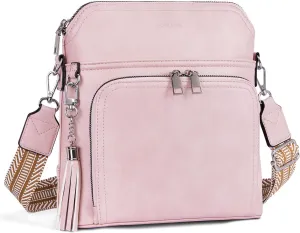 Crossbody Purse for Women,Lightweight Medium Crossbody Bag Soft Leather Women's Shoulder Handbags with Tassel