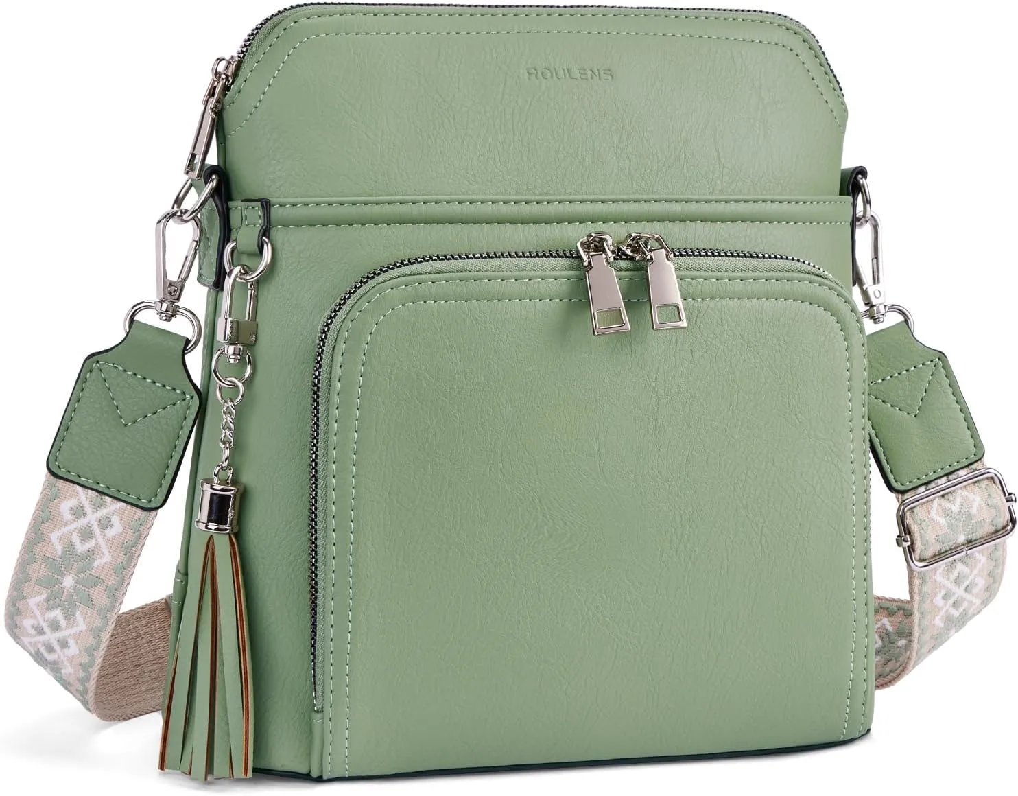 Crossbody Purse for Women,Lightweight Medium Crossbody Bag Soft Leather Women's Shoulder Handbags with Tassel