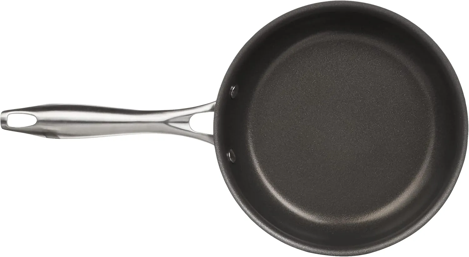Cuisinart DSA22-20 Anodized Nonstick 8-Inch, Black/Stainless Steel Dishwasher-Safe-Hard, Open Skillet