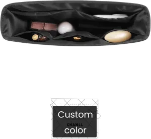 Custom 22 Bag Organizer Insert, Silky Purse Insert Compatible with Chanel 22 Bags, Lightweight Handbag Shaper for Daily Use (Custom Color)