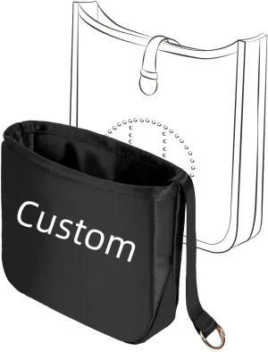 Custom Organizer Insert for Evelyne Bags, Sliky Purse Inserts for Hermes Bags, Exclusively for Hermes Evelyne TPM/PM/GM/TGM (Custom Color)