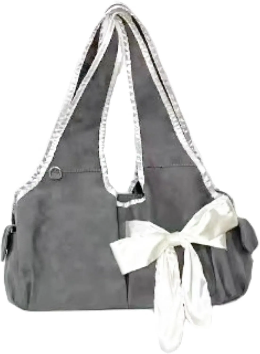 Cute BowTote Bag Kwaii Shoulder Bags Aesthetic Satin Handmade Purse Y2K Butterfly Shoujo Totebags