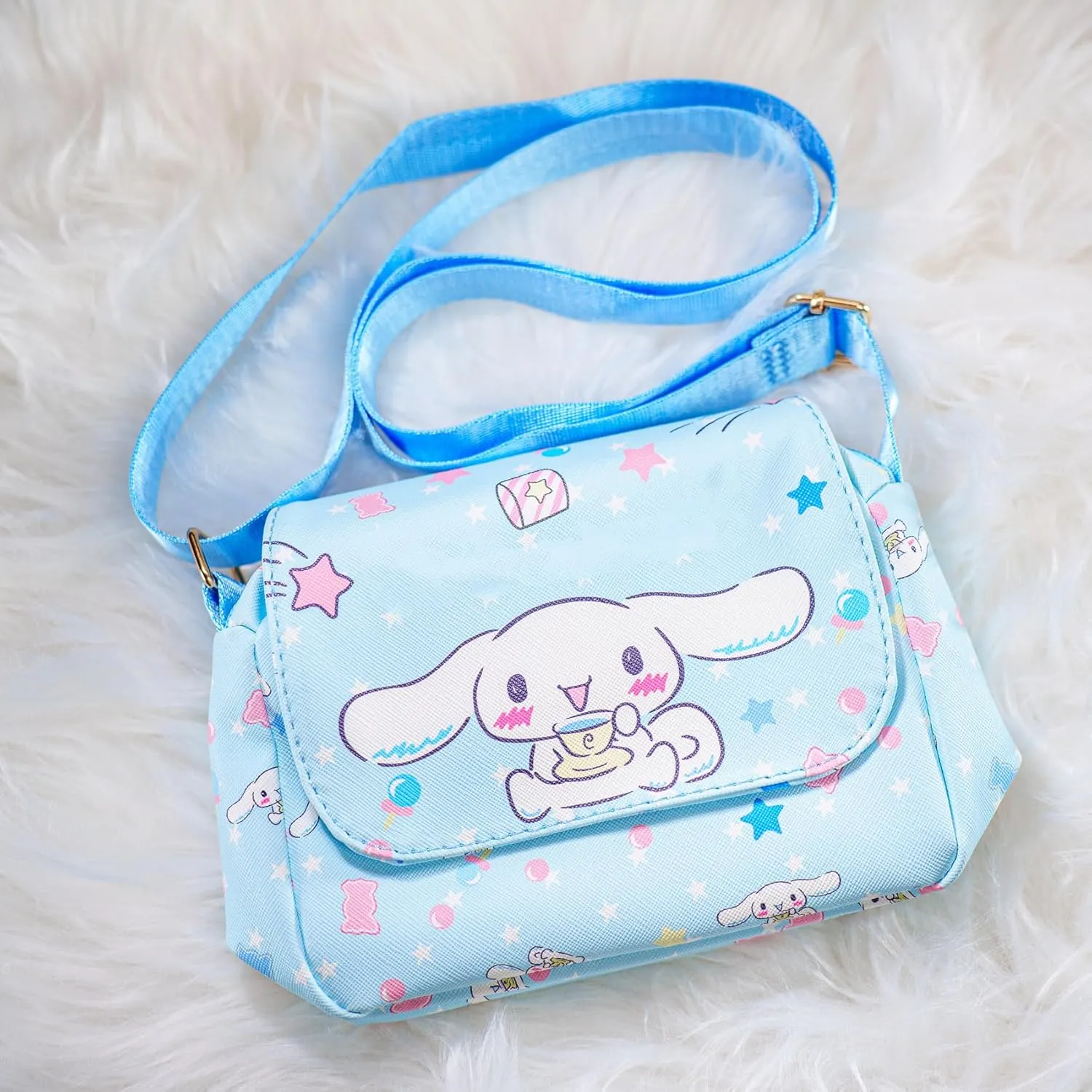 Cute Crossbody Bag Cartoon Kitty Melody Wallet Kawaii Phone Purse Coin Wallets Gift for Girls Women