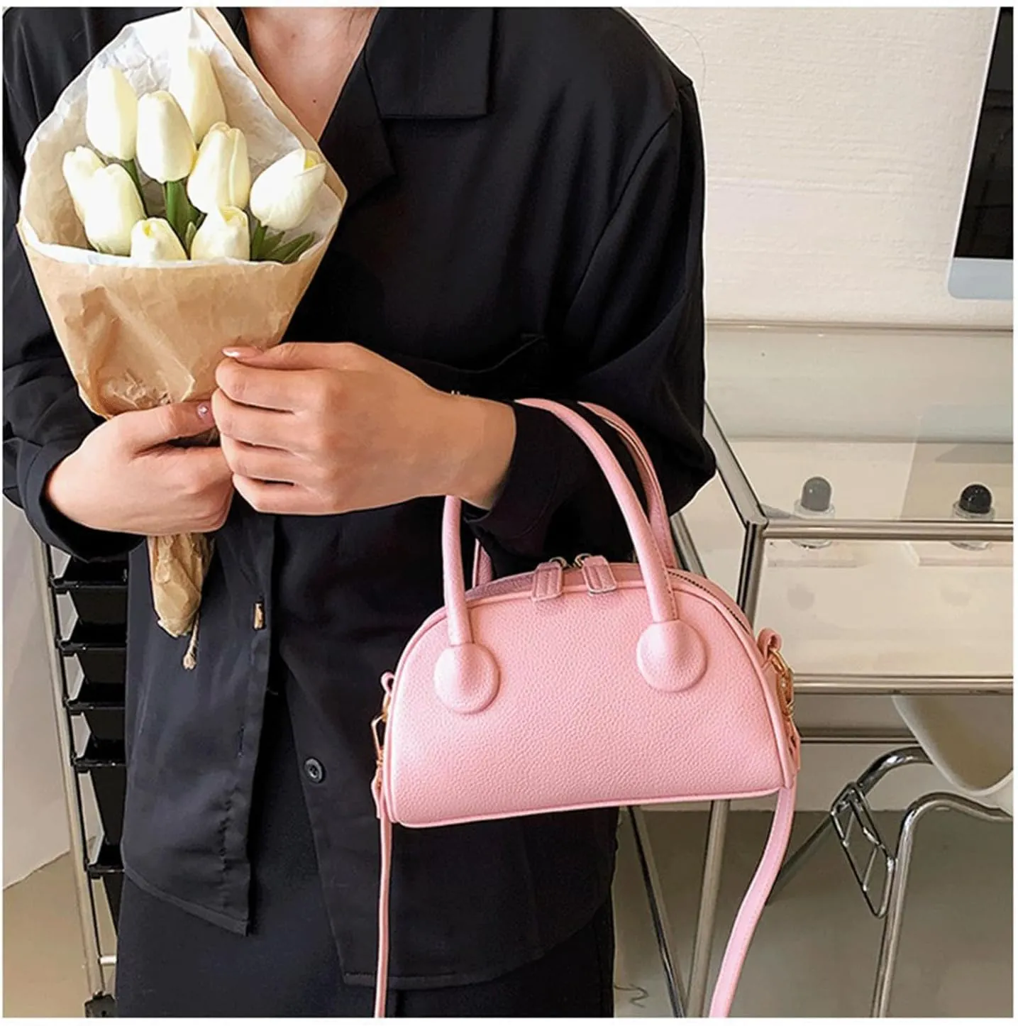 Cute Purse Small Hobo Bag Y2k Mini Purses Retro Classic Elegance Luxurious Minimalist French Vintage Handbag