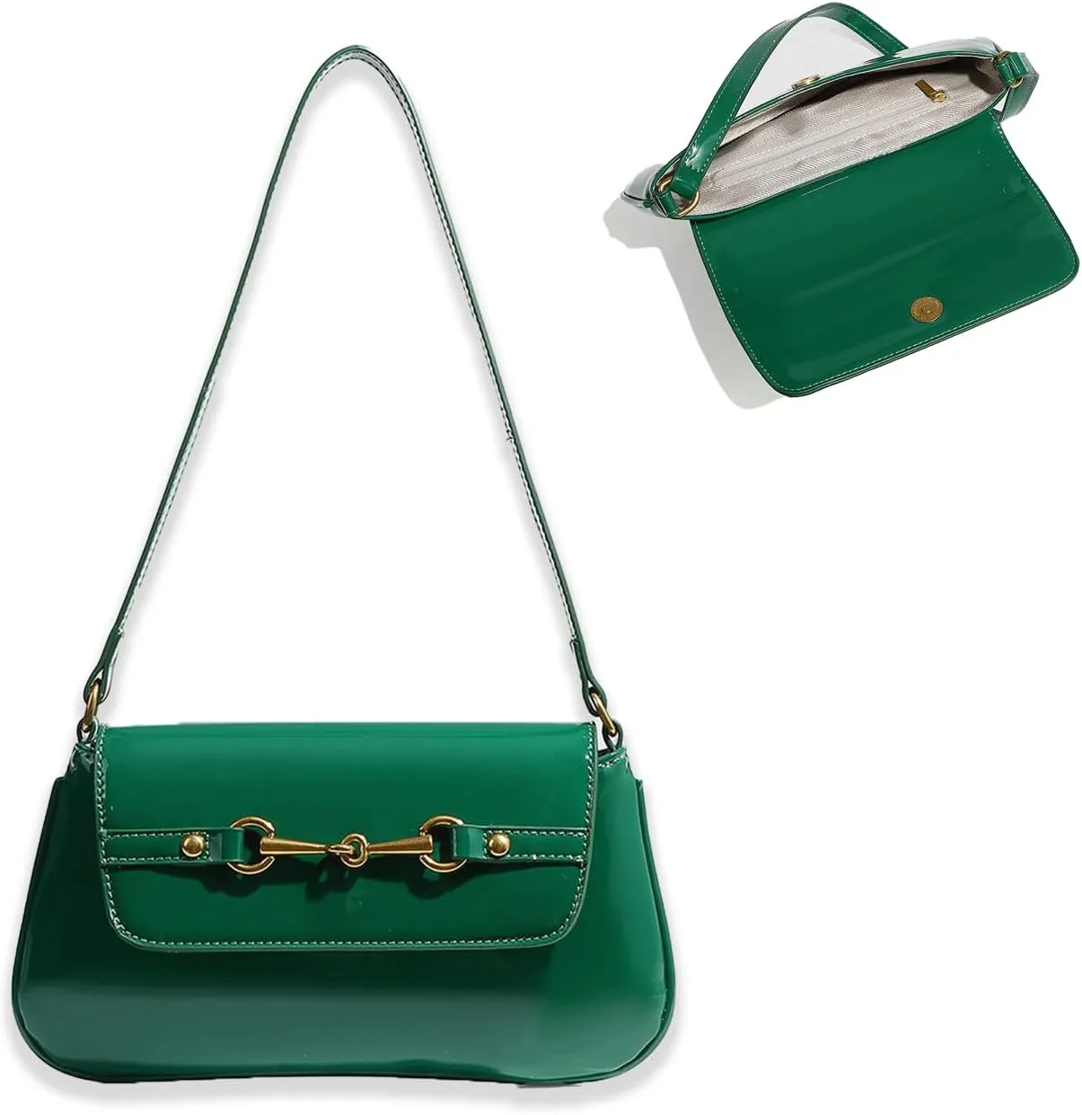 Cute Purse Y2k Mini Purses Retro Classic Elegance Equestrian Luxurious and Vintage Handbag Small Hobo Bag