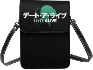 Date A Live Logo Wallet Phone Women'S Fashion Purse Adjustable Handba Crossbody Bags