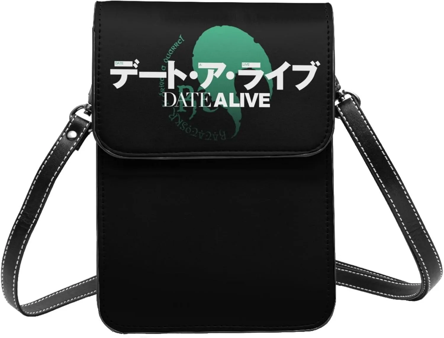 Date A Live Logo Wallet Phone Women'S Fashion Purse Adjustable Handba Crossbody Bags