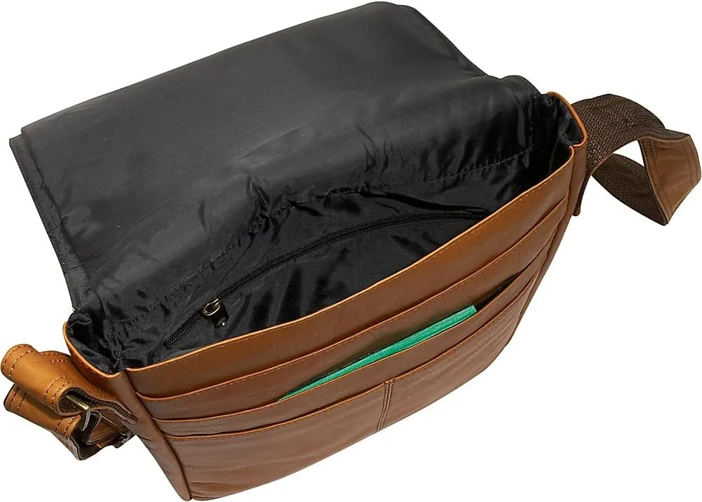 David King & Co. Small Vertical Messenger Bag, Black, One Size