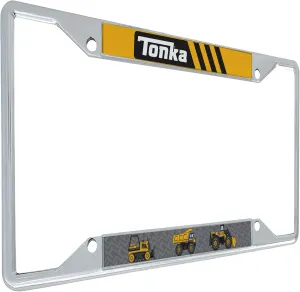 Desert Cactus Tonka Metal Car Accessories Metal License Plate Frame and Tag Holder for Front or Rear of Car (Style 1)