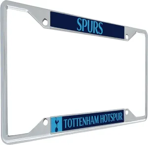 Desert Cactus Tottenham Hotspur Car Accessories Spurs Football Soccer Metal License Plate Frame and Tag Holder for Front or Rear of Car (Style 2)