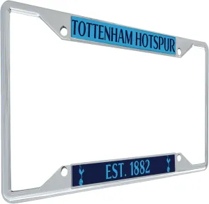 Desert Cactus Tottenham Hotspur Car Accessories Spurs Football Soccer Metal License Plate Frame and Tag Holder for Front or Rear of Car (Style 4)