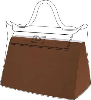 DGAZ Bag Pillow Shaper Insert for Luxury Handbags, Silky Pillow Shaper for Hermes 24/24-29 Bags(Gold,2424-29)