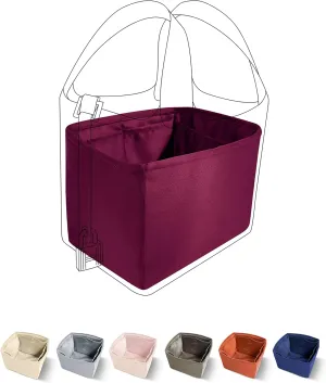 DGAZ Purse Organizer Silky Smooth Fits picotin 18/22 Bags,Silk,Luxury Handbag Tote in Bag Shapers (Anemone, PC18)