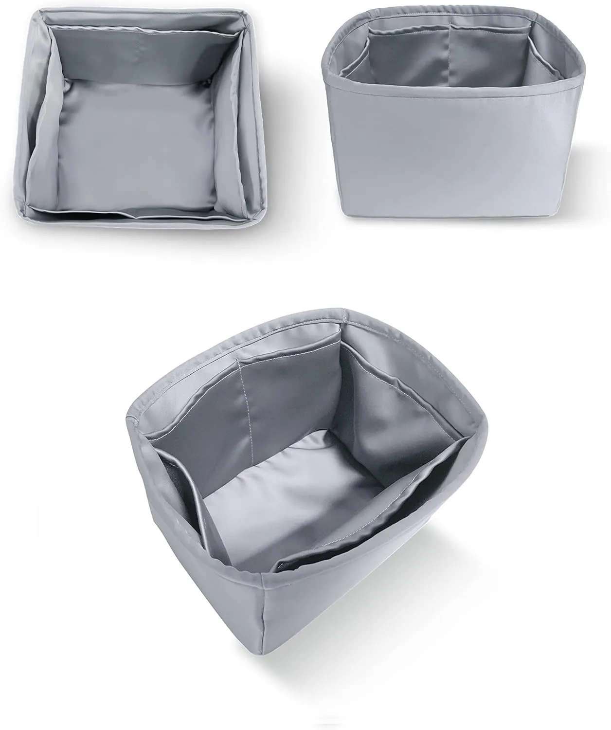 DGAZ Purse Organizer Silky Smooth Fits picotin 18/22 Bags,Silk,Luxury Handbag Tote in Bag Shapers (Bleu Pale, PC18)