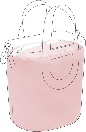 DGAZ Purse Pillow Insert for Hermes In the loop bags, Memory Foam, Silky Pillow Shaper for Luxury Handbags(Pink,In the loop18)