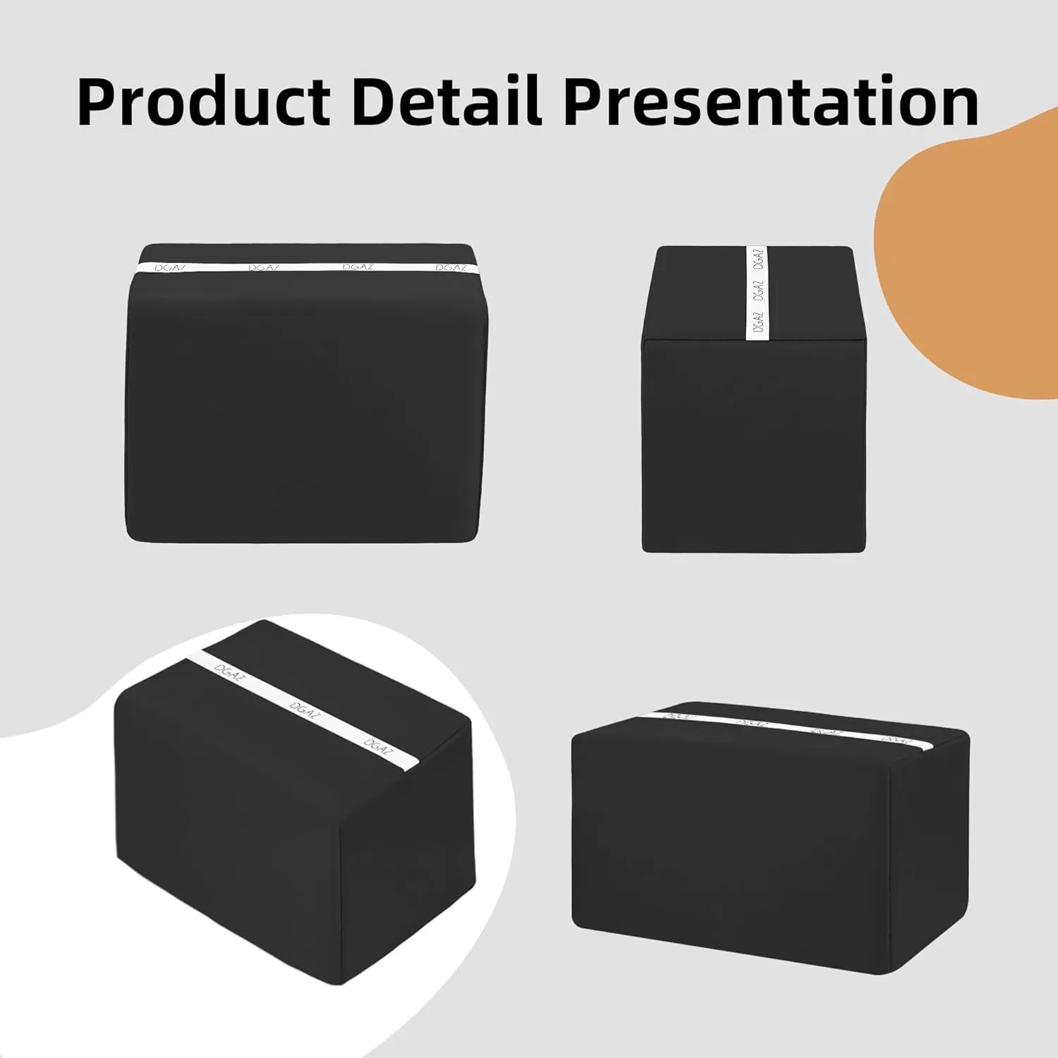 DGAZ Purse Pillow Shaper Insert for Hermes Toolbox Bags, Silky Pillow Shaper for Luxury Handbags(Black,Toolbox 26)