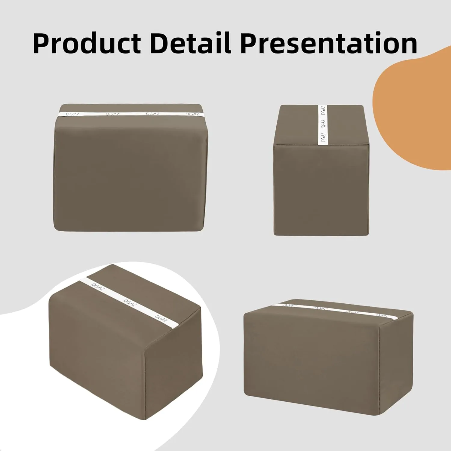 DGAZ Purse Pillow Shaper Insert for Hermes Toolbox Bags, Silky Pillow Shaper for Luxury Handbags(Etoupe Grey,Toolbox 26)