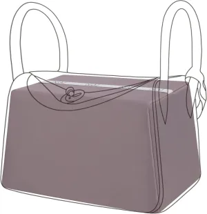 DGAZ Purse Pillow Shaper Insert for Luxury Handbags, Silky Pillow Shaper for Lindy 19/26/30/34 Bags(Konjac purple,LD19)