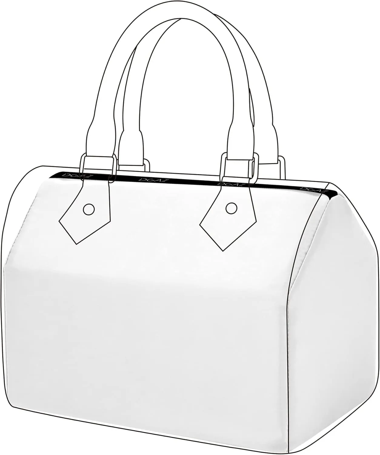 DGAZ Purse Pillow Shaper Insert for LV Speedy 16/New16/20/25/30/35/45 Bags, Silky Pillow Shaper for Luxury Handbags（White, 20）
