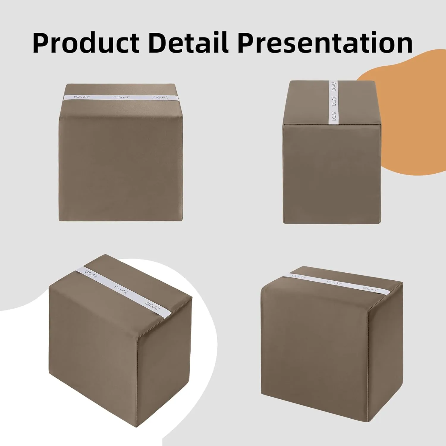 DGAZ Purse Pillow Shaper Insert,Luxury Handbag Tote Shapers, Memory Foam- Fits picotin14/18/22/26/31Bags(Etoupe Grey,PC22)