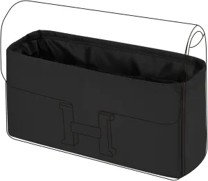 DGAZ Silk Purse Organizer Insert Fits Constance 19/24/New24 ，Silky Smooth Bag Organizer，Luxury Handbag & Tote Shaper（Black，newC24）