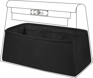 DGAZ Silk Purse Organizer Insert For Hermes Kelly Danse 22 bag，Silky Smooth Bag Organizer，Luxury Handbag & Tote Shaper（Black，22）