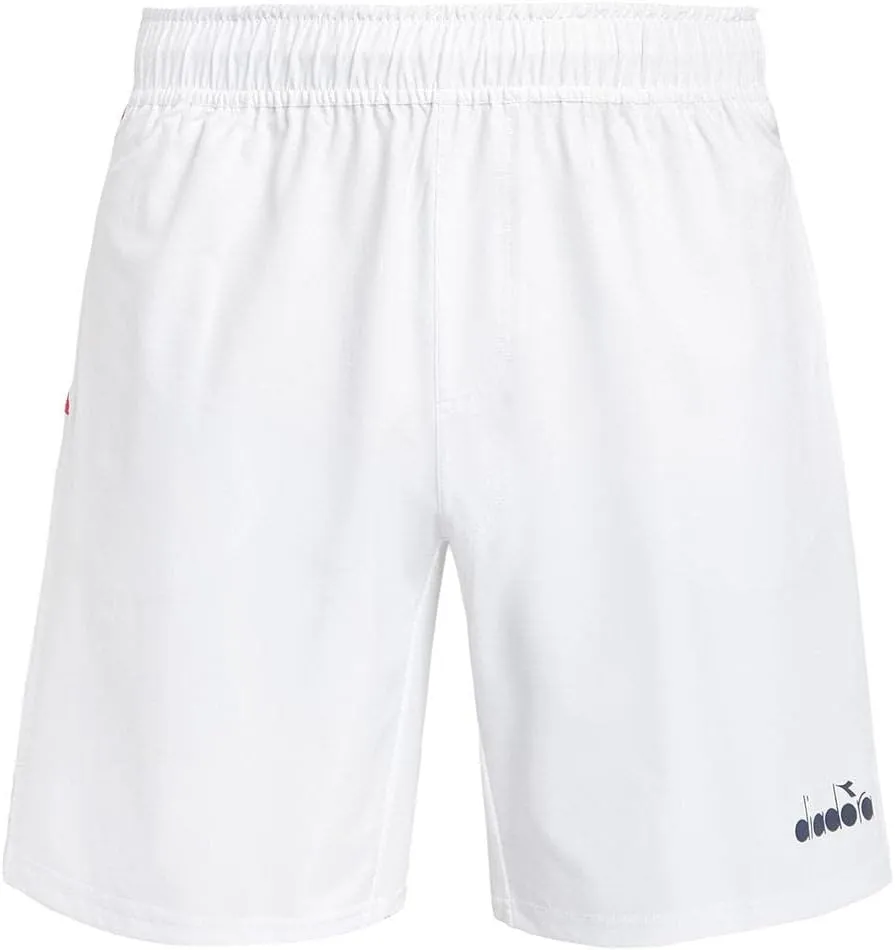 Diadora Mens Core Bermuda Shorts Tennis Casual Bottoms Casual Drawstring - Blue