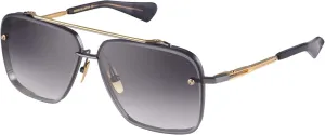 Dita MACH-SIX Black Rhodium Yellow Gold/Dark Grey To 62/12/130 men Sunglasses