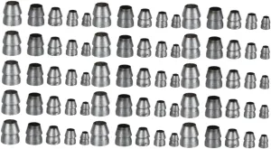DOITOOL Hammer Handle Wedge Kit 75 Pcs Hand Tool Fastening Replacement Tools for Hammer Practical Wedge Ax Handle Conical Set Hatchet Round Wedge