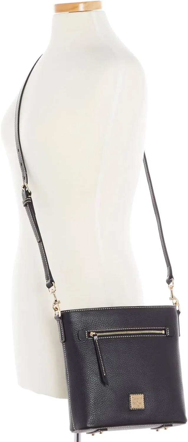 Dooney & Bourke Crossbody Bags for Women, Pebble Grain Leather Crossbody Messenger Bag with Zipper