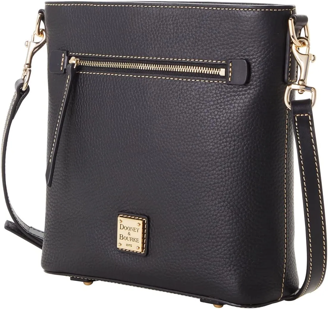 Dooney & Bourke Crossbody Bags for Women, Pebble Grain Leather Crossbody Messenger Bag with Zipper
