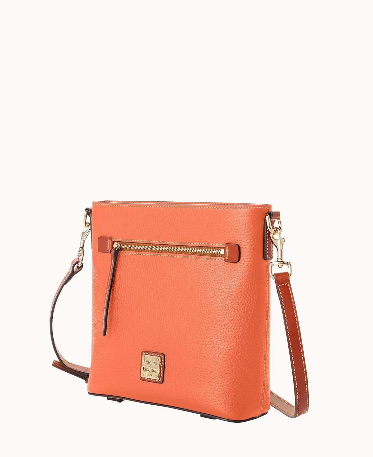 Dooney & Bourke Crossbody Bags for Women, Pebble Grain Leather Crossbody Messenger Bag with Zipper