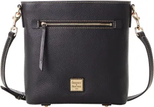 Dooney & Bourke Crossbody Bags for Women, Pebble Grain Leather Crossbody Messenger Bag with Zipper