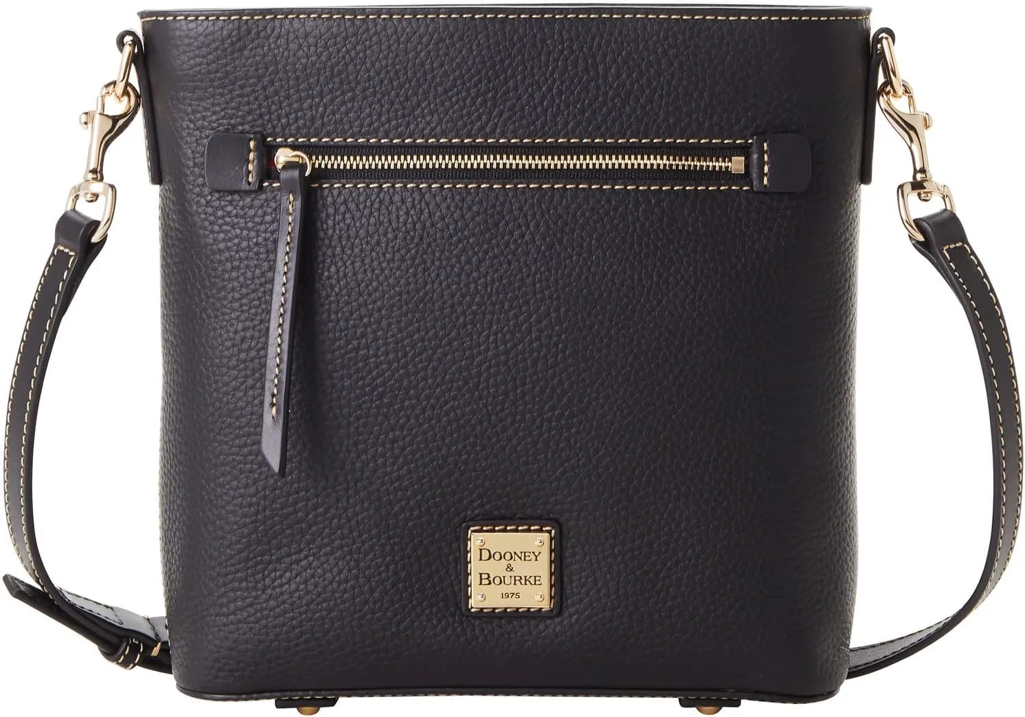 Dooney & Bourke Crossbody Bags for Women, Pebble Grain Leather Crossbody Messenger Bag with Zipper