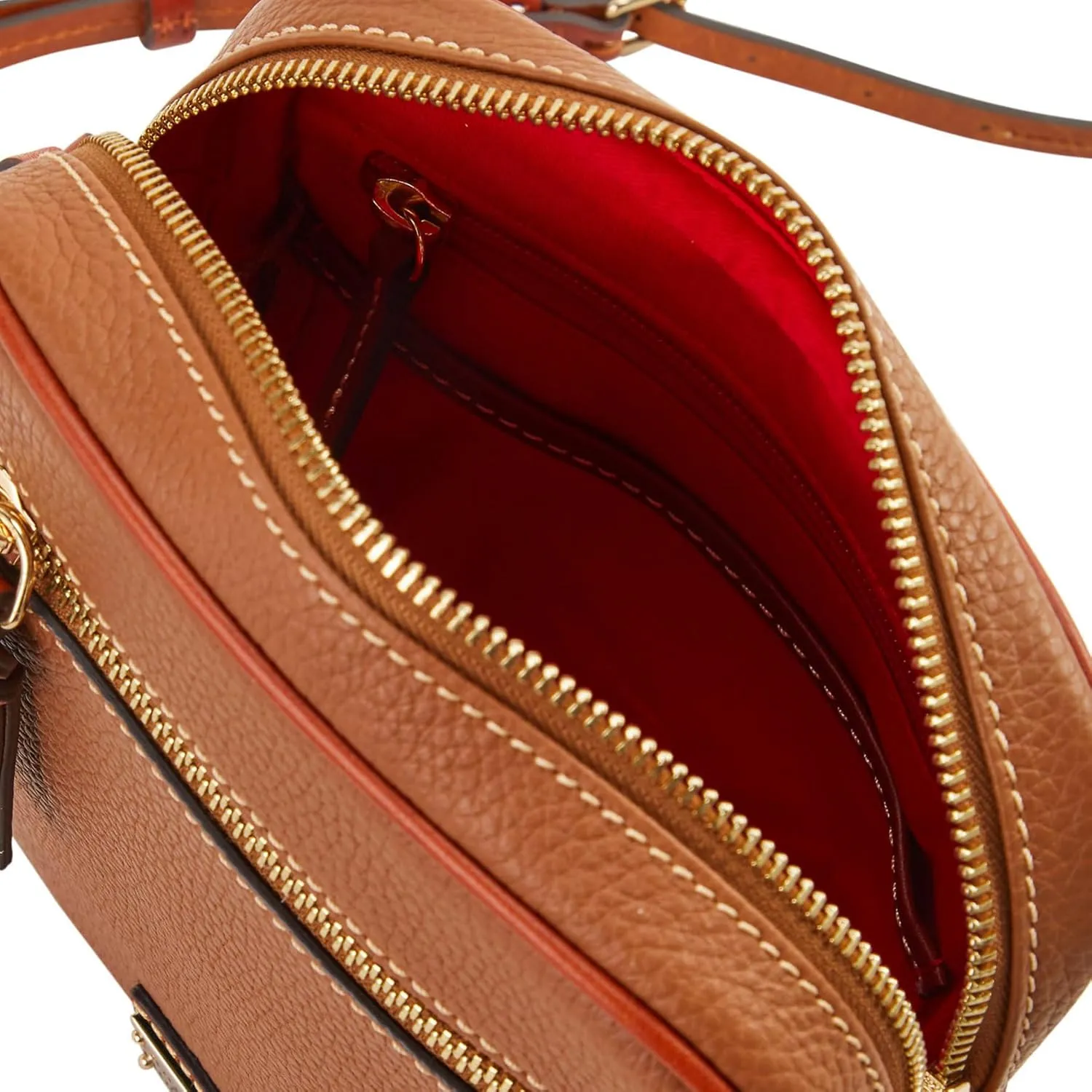 Dooney & Bourke Crossbody Bags for Women, Pebble Grain Leather Small Camera Crossbody