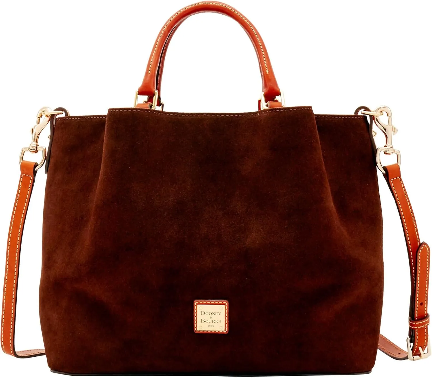 Dooney & Bourke Handbag, Suede Large Barlow Satchel