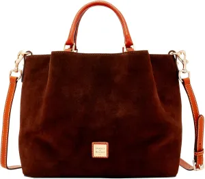 Dooney & Bourke Handbag, Suede Large Barlow Satchel