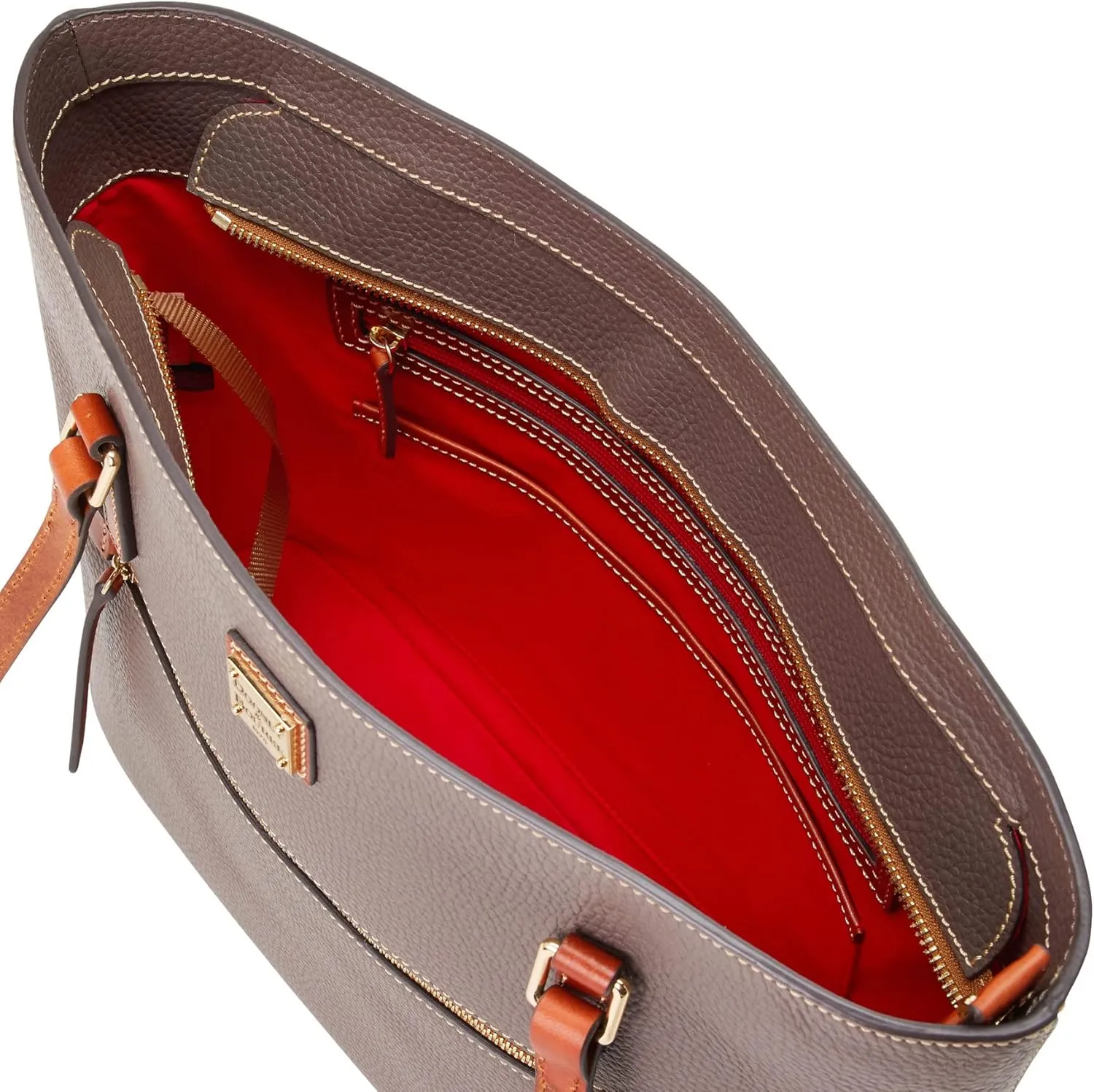 Dooney & Bourke Tote Bags for Women, Large Leather Shopper Totes with Long Shoulder Straps