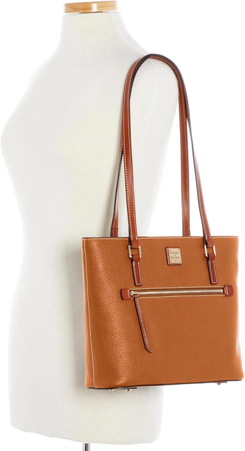 Dooney & Bourke Tote Bags for Women, Large Pebble Grain Leather Shopper Tote Bag with Zipper