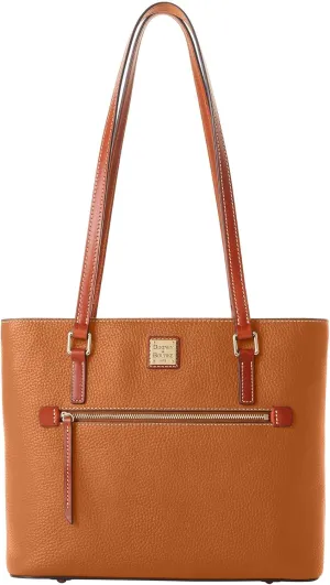 Dooney & Bourke Tote Bags for Women, Large Pebble Grain Leather Shopper Tote Bag with Zipper