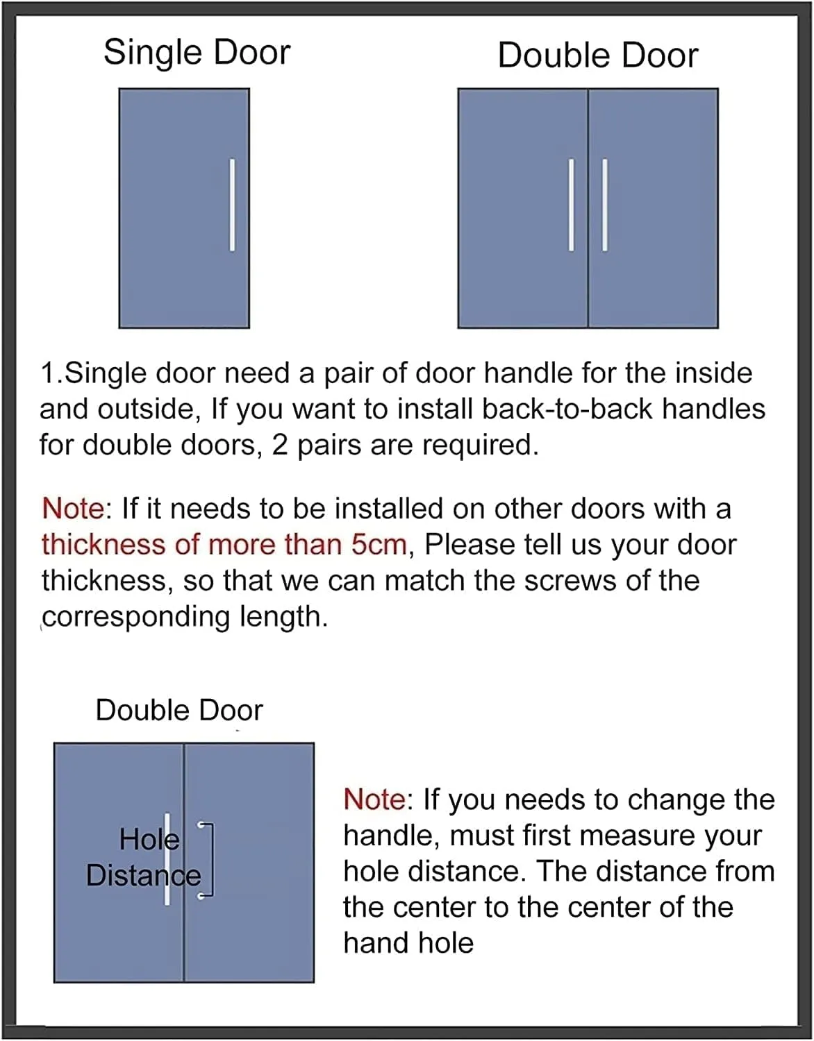 Door Push Pull Door Handle 20/24/32/40Inch Glass Door Pull Push Handle, Contemporary Stainless Steel Interior Exterior Sliding Door Handle, Kitchen/Bathroom/Office Door Handles, Tw