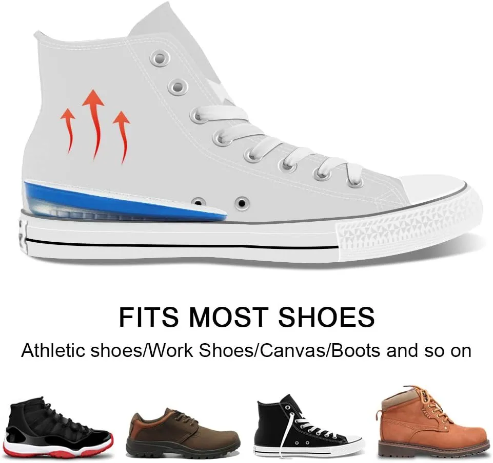 Dr.Foot Height Increase Insoles, Heel Cushion Inserts, Heel Lift Inserts for Leg Length Discrepancies