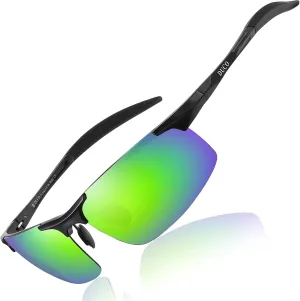 DUCO Mens Sports Polarized Sunglasses UV Protection Sunglasses for Men 8177s