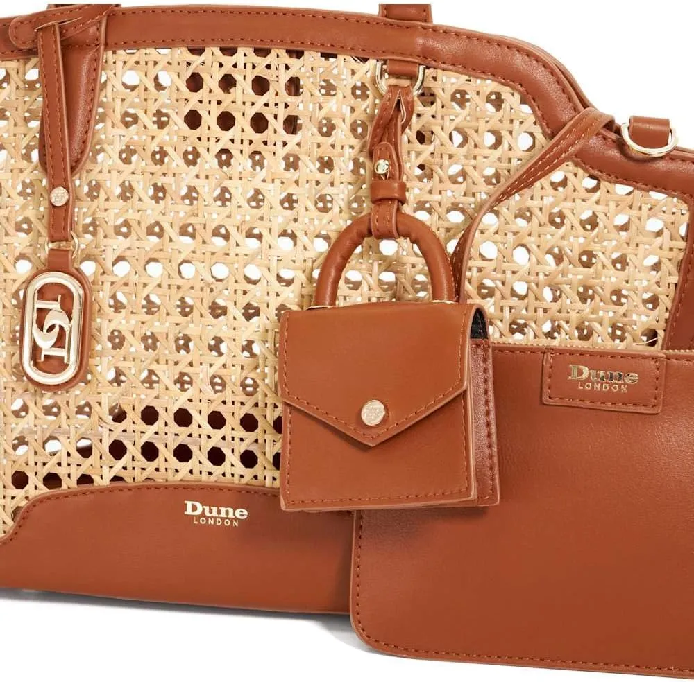 Dune DINIDECIDED Medium Curved Shopper