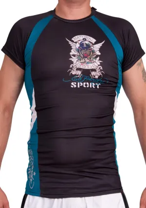 Ed Hardy Men's Sport Athletic Mesh Crew Tee Top