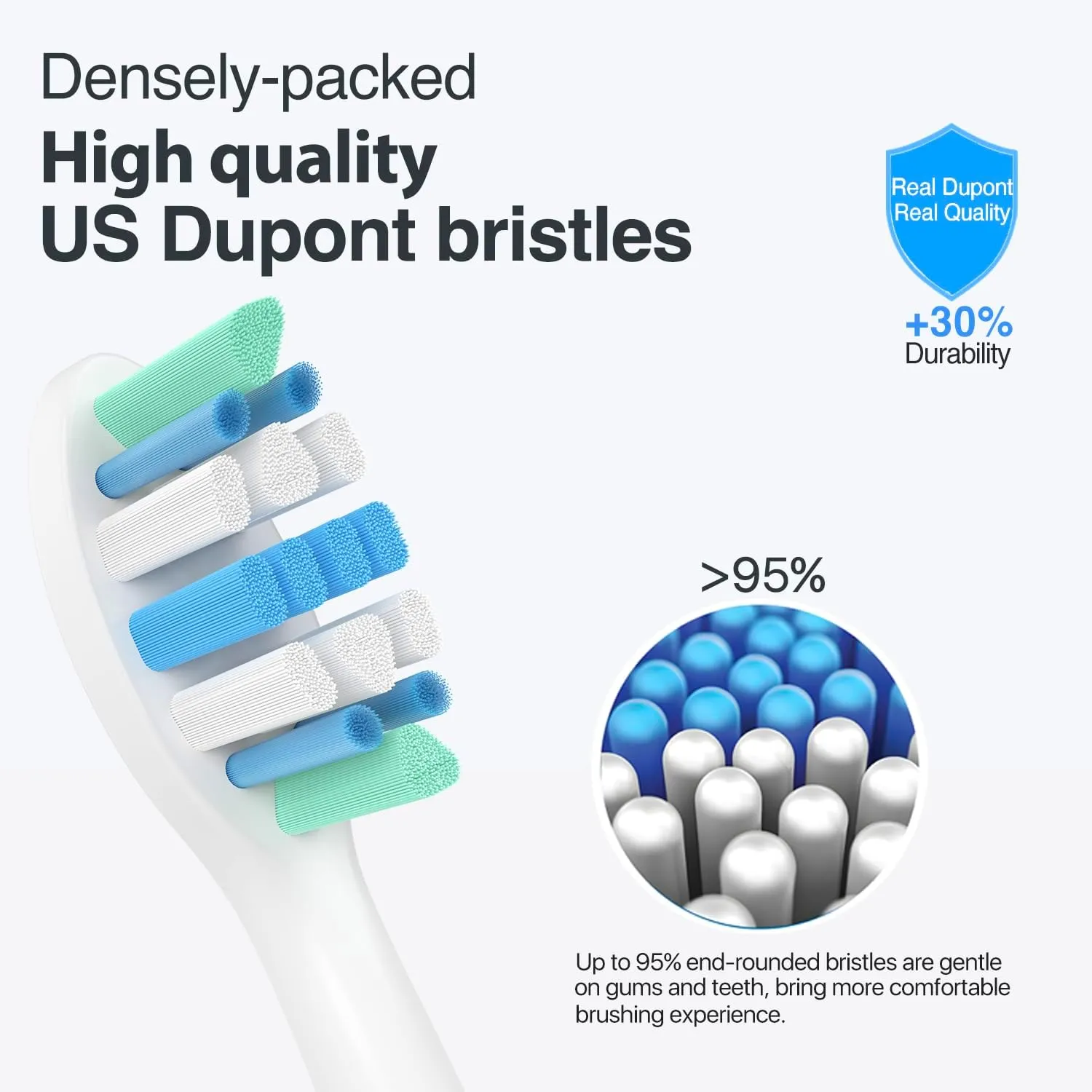 Electric Toothbrush Heads for Philips Sonicare Replacement Heads C1,C2,4100, Replacement Brush Head Compatible with Phillips Sonicare Electric Toothbrushes C2,C1, for Philips Sonic Care Brush,12 Pcs